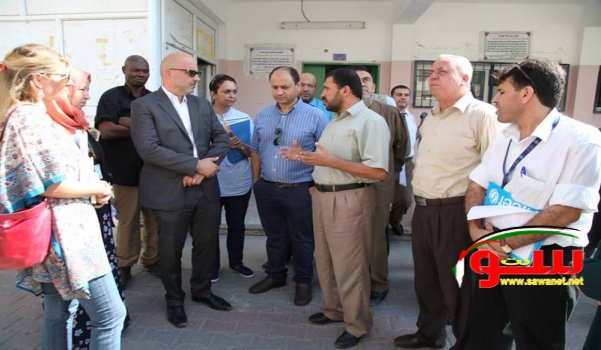 Ù…Ù†Ø³Ù‚ Ø´Ø¤ÙˆÙ† Ø§Ù„Ø¥ØºØ§Ø«Ø© ÙÙŠ Ø§Ù„Ø£Ù…Ù… Ø§Ù„Ù…ØªØ­Ø¯Ø© ÙŠØ·Ù‘ÙŽÙ„Ø¹ Ø¹Ù„Ù‰ ÙˆØ§Ù‚Ø¹ Ø§Ù„ØªØ¹Ù„ÙŠÙ… Ø¨ØºØ²Ø© | Ù…ÙˆÙ‚Ø¹ Ø³ÙˆØ§ 