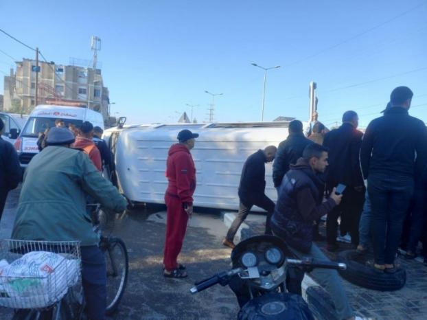 8 Ø§ØµØ§Ø¨Ø§Øª Ø¨Ø§Ù†Ù‚Ù„Ø§Ø¨ Ø­Ø§ÙÙ„Ø© ÙˆØ³Ø· Ù‚Ø·Ø§Ø¹ ØºØ²Ø© | Ù…ÙˆÙ‚Ø¹ Ø³ÙˆØ§ 