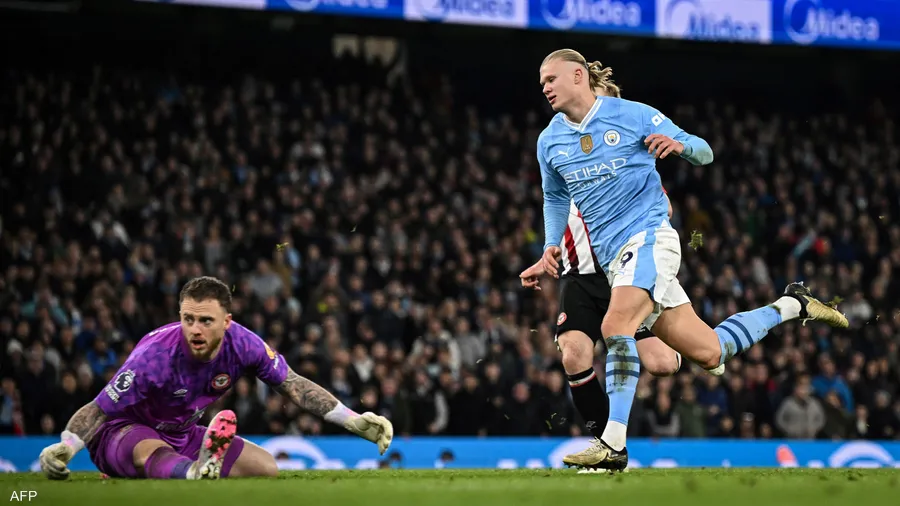 Ù‡Ø§Ù„Ø§Ù†Ø¯ ÙŠØ¶Ø¹ Ù…Ø§Ù†Ø´Ø³ØªØ± Ø³ÙŠØªÙŠ Ø¹Ù„Ù‰ Ø¨Ø¹Ø¯ Ù†Ù‚Ø·Ø© Ù…Ù† Ù„ÙŠÙØ±Ø¨ÙˆÙ„ Ø§Ù„Ù…ØªØµØ¯Ø± | Ù…ÙˆÙ‚Ø¹ Ø³ÙˆØ§ 